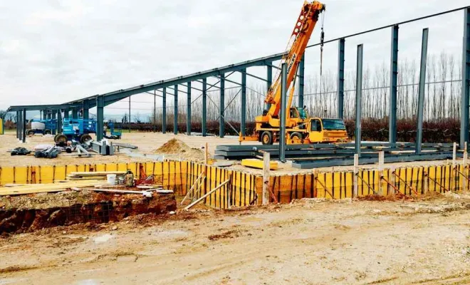 Construction de bâtiment industriel, Montélimar, Demiralan Construction