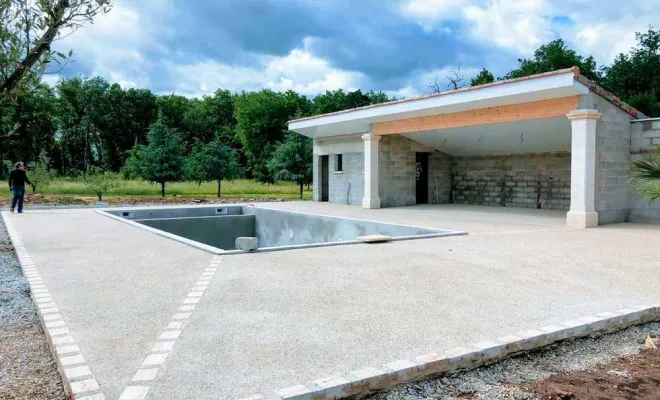 Pose de béton décoratif, Montélimar, Demiralan Construction