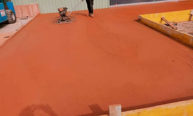 Pose de béton décoratif, Montélimar, Demiralan Construction
