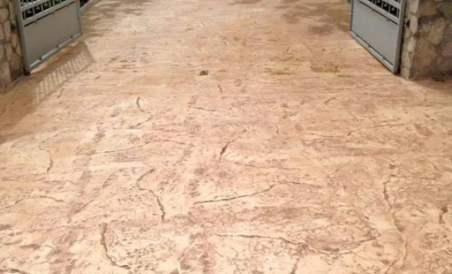 Pose de béton décoratif, Montélimar, Demiralan Construction