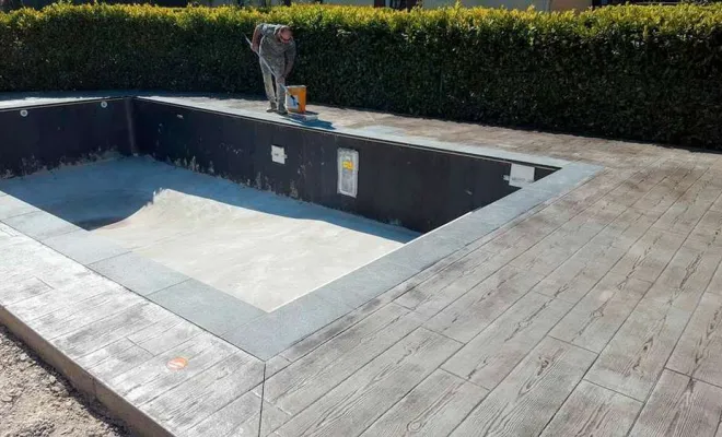Pose de béton décoratif, Montélimar, Demiralan Construction