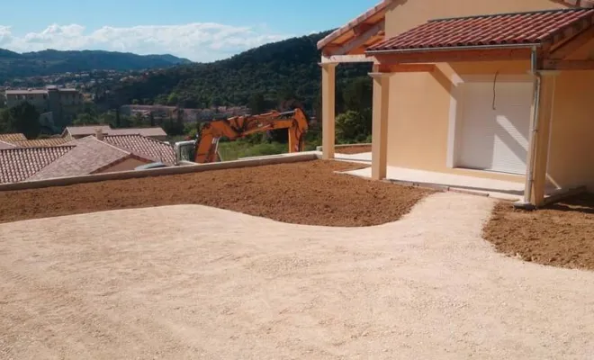 Travaux d'aménagement extérieur, Montélimar, Demiralan Construction