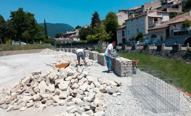 Travaux d'aménagement extérieur, Montélimar, Demiralan Construction