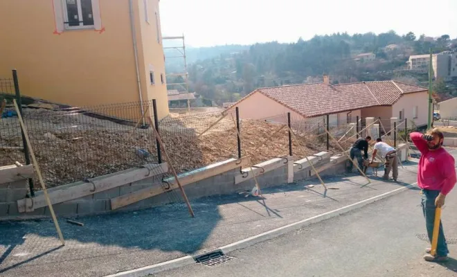 Travaux d'aménagement extérieur, Montélimar, Demiralan Construction